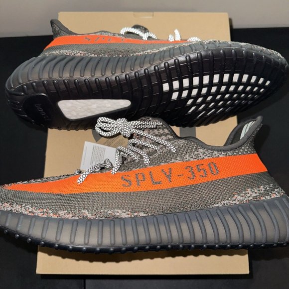 Size 12 adidas Yeezy Boost 350 V2 Low Carbon Beluga